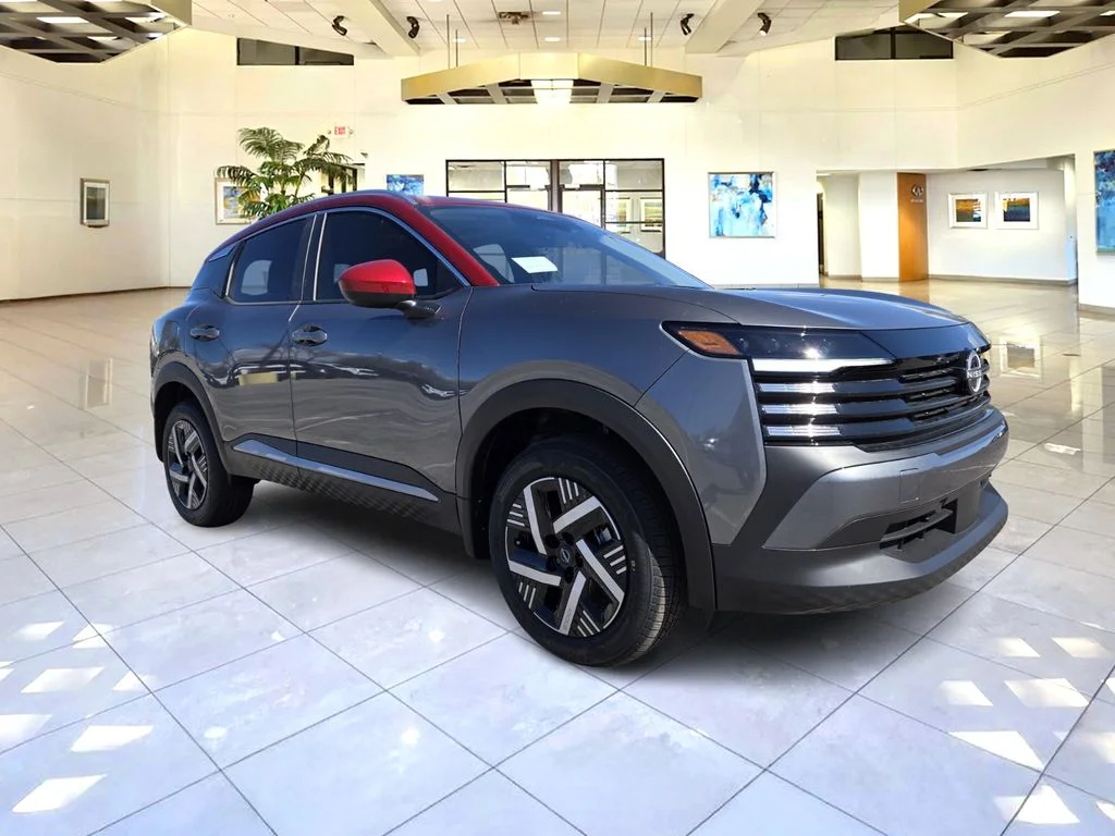 New 2026 Gun Metallic / Scarlet Ember Tintcoat Two-tone Nissan SV image 2