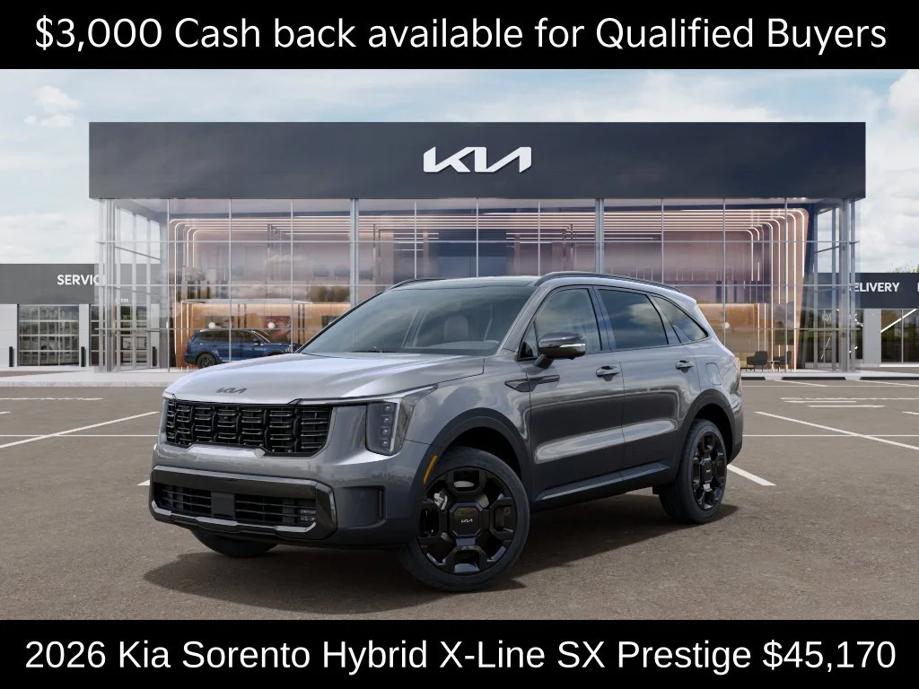 New 2026 Steel Gray Kia X-Line SX Prestige AWD image 2