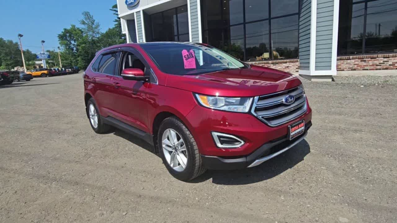Used 2017 Ruby Red Metallic Tinted Clearcoat Ford SEL image 2