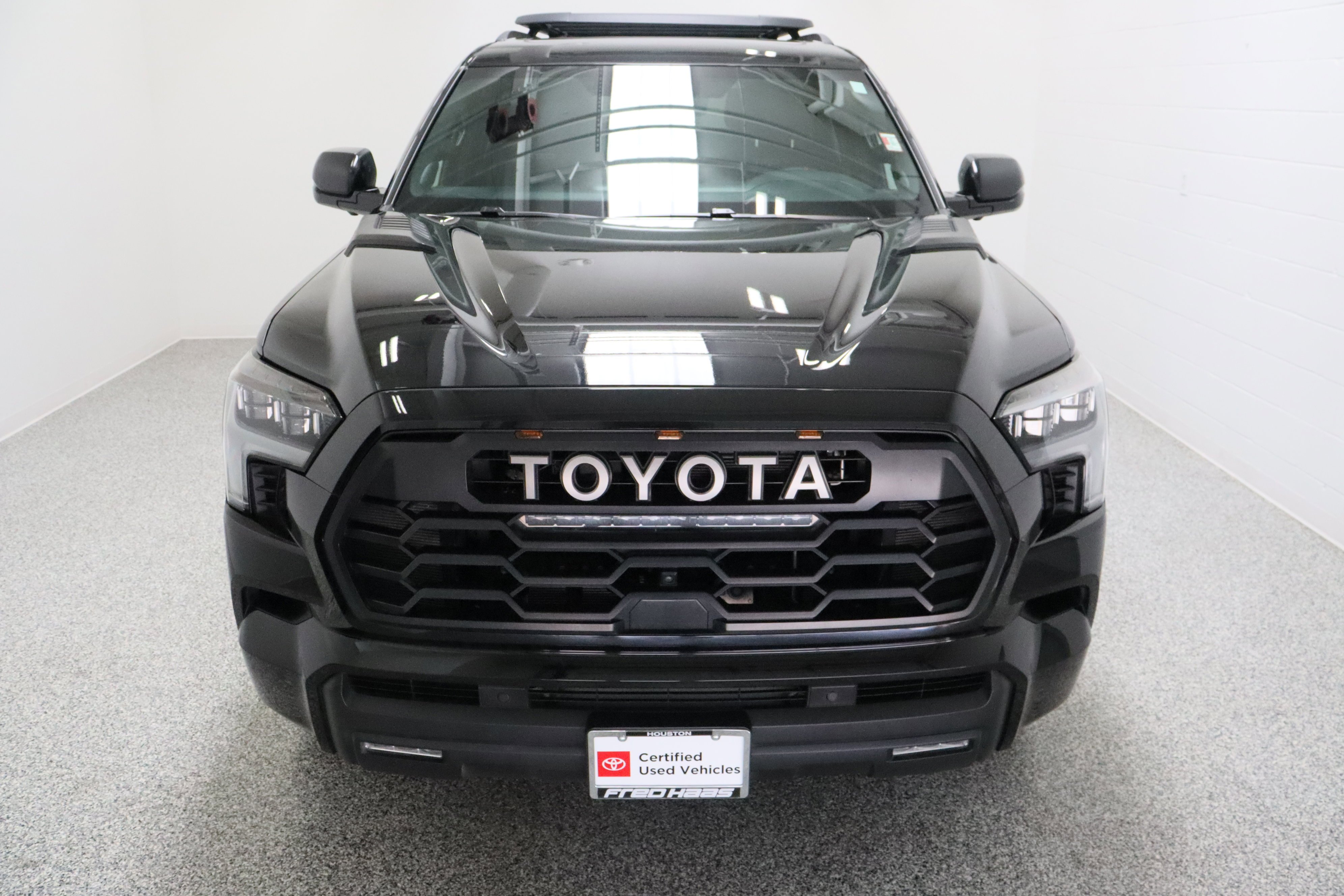 Certified Used 2025 Midnight Black Metallic Toyota TRD Pro 3.4T/Electric image 3