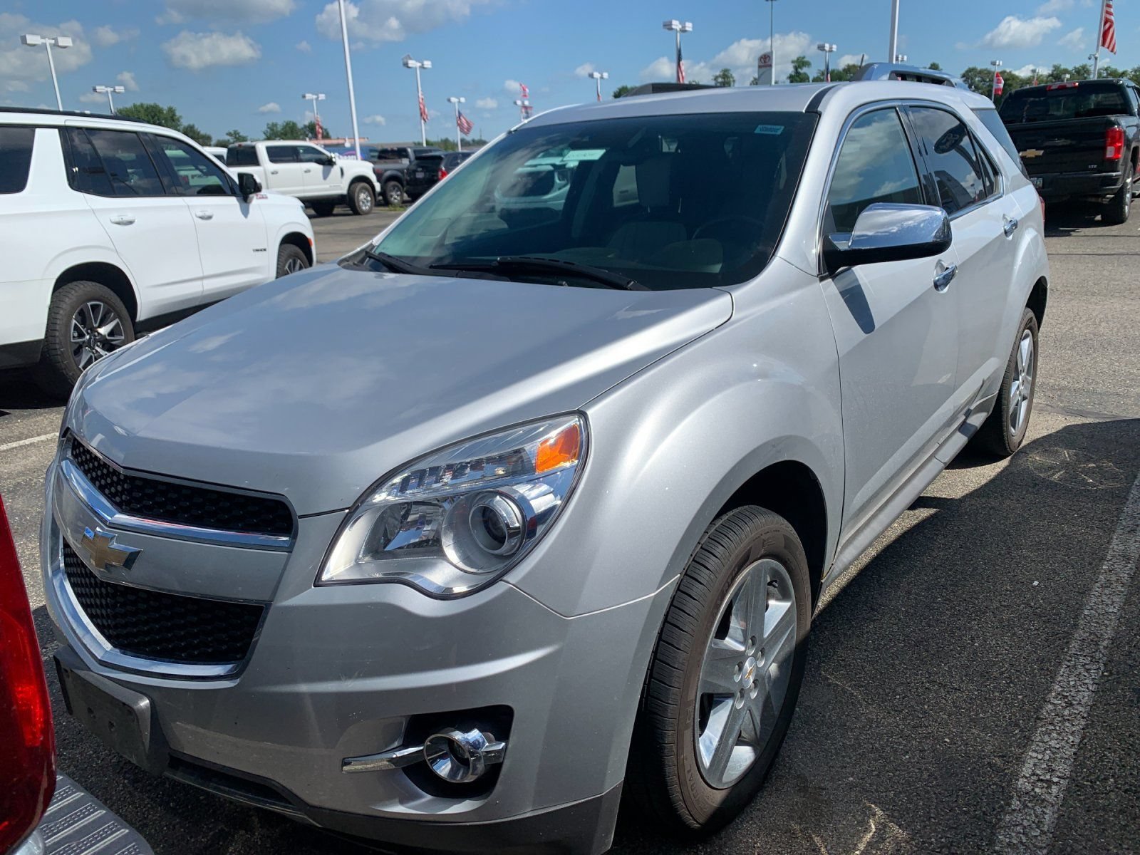 Used 2015 SILVER ICE METALLIC Chevrolet LTZ image 6