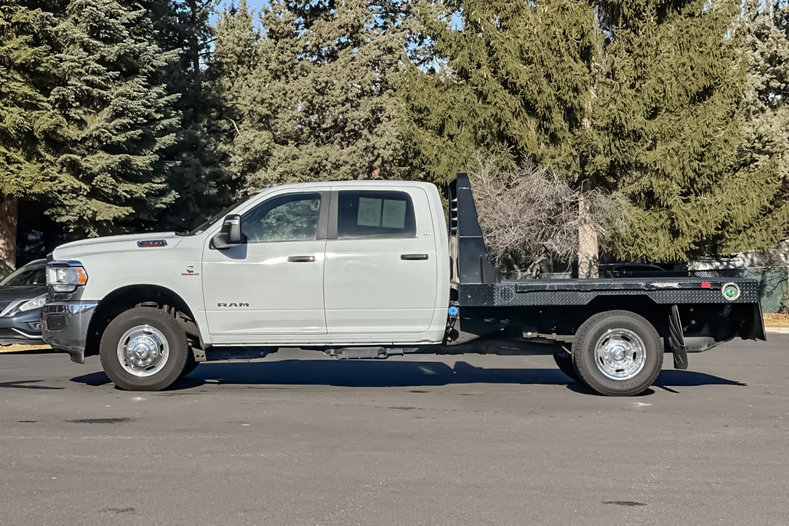 Used 2024 Bright White Clearcoat Ram SLT image 8