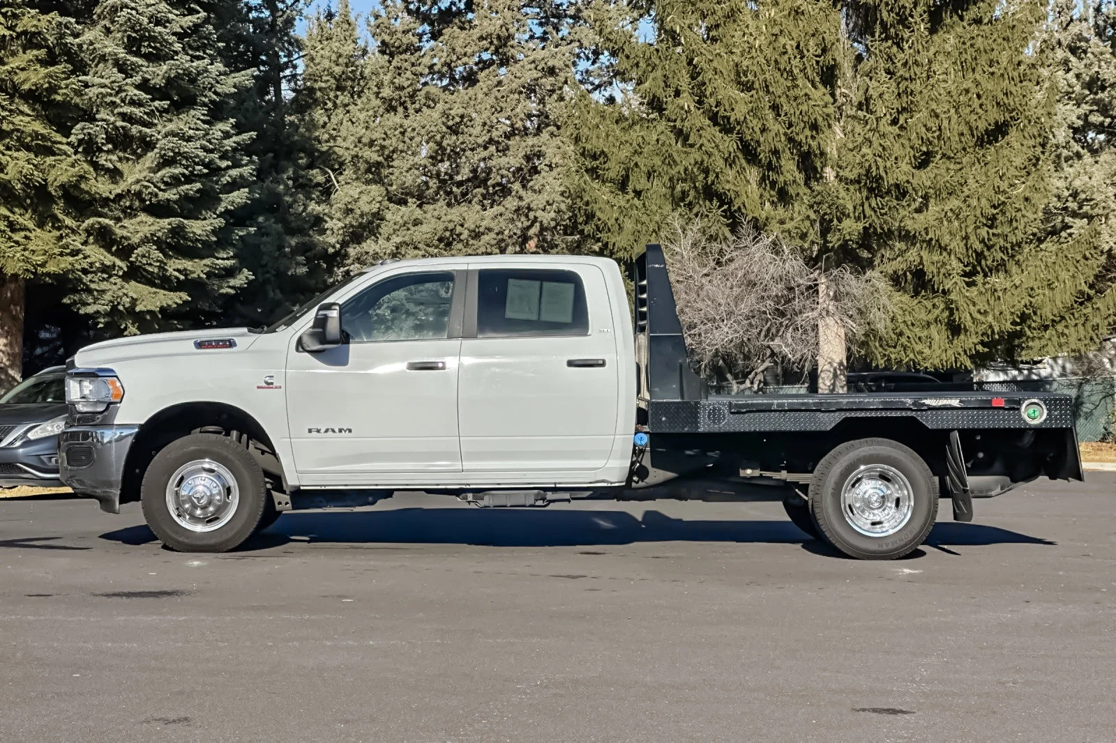 Used 2024 Bright White Clearcoat Ram SLT image 8