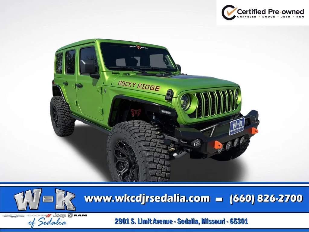 Certified Used 2025 Black Jeep Willys - Rocky Ridge XP image 1