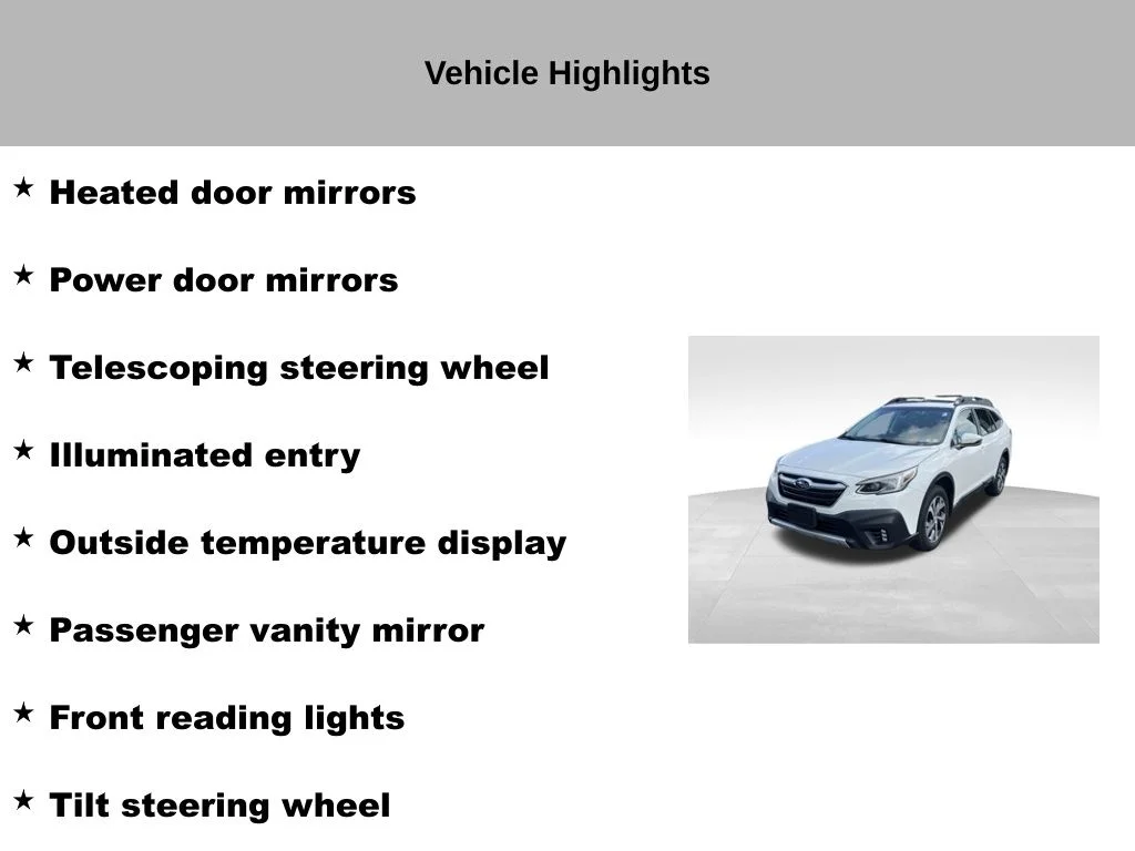 Used 2021 White Subaru Limited image 17