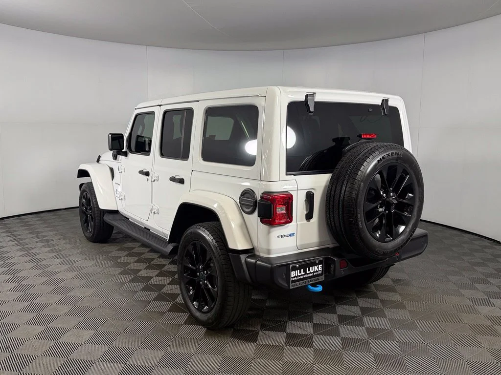 Certified Used 2024 White Jeep Sahara 4xe image 9