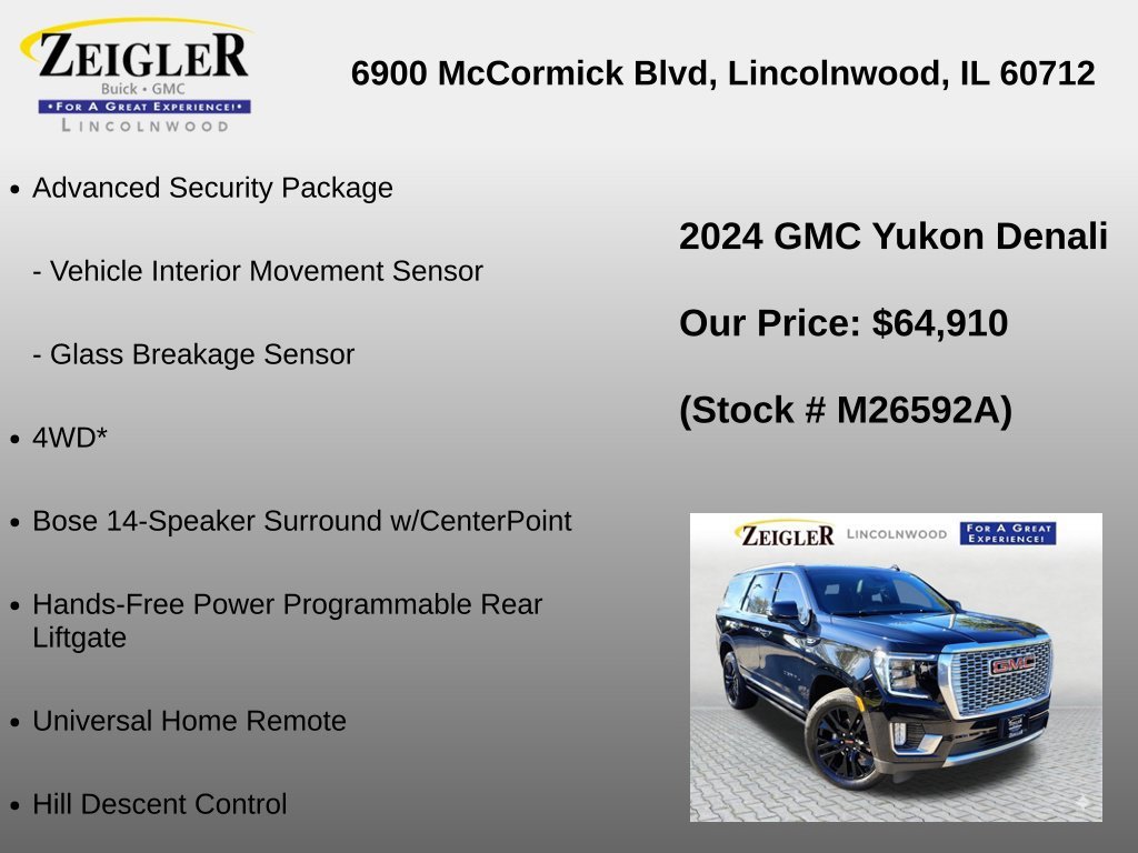 Used 2024 Onyx Black GMC Denali image 36