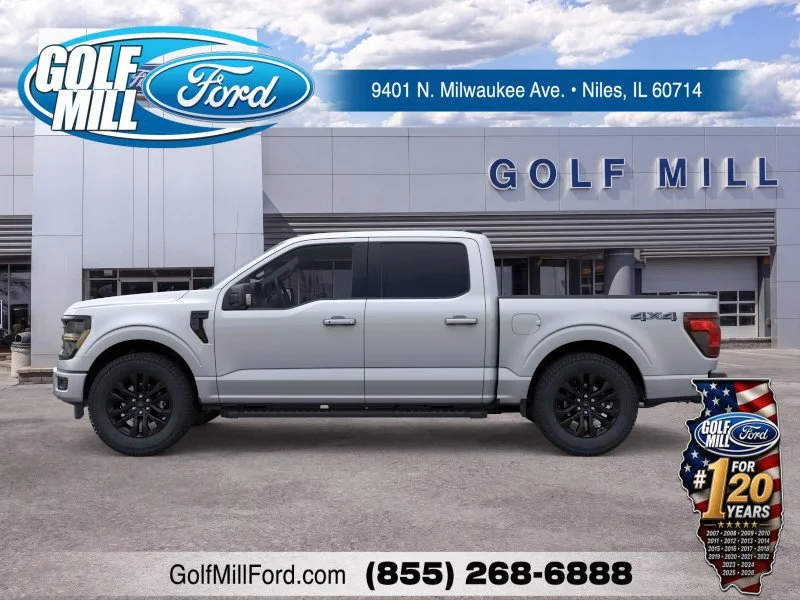 New 2026 Iconic Silver Metallic Ford XLT image 2