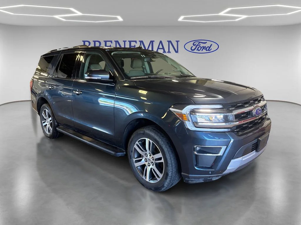 Certified Used 2024 Blue Metallic Ford Limited image 3