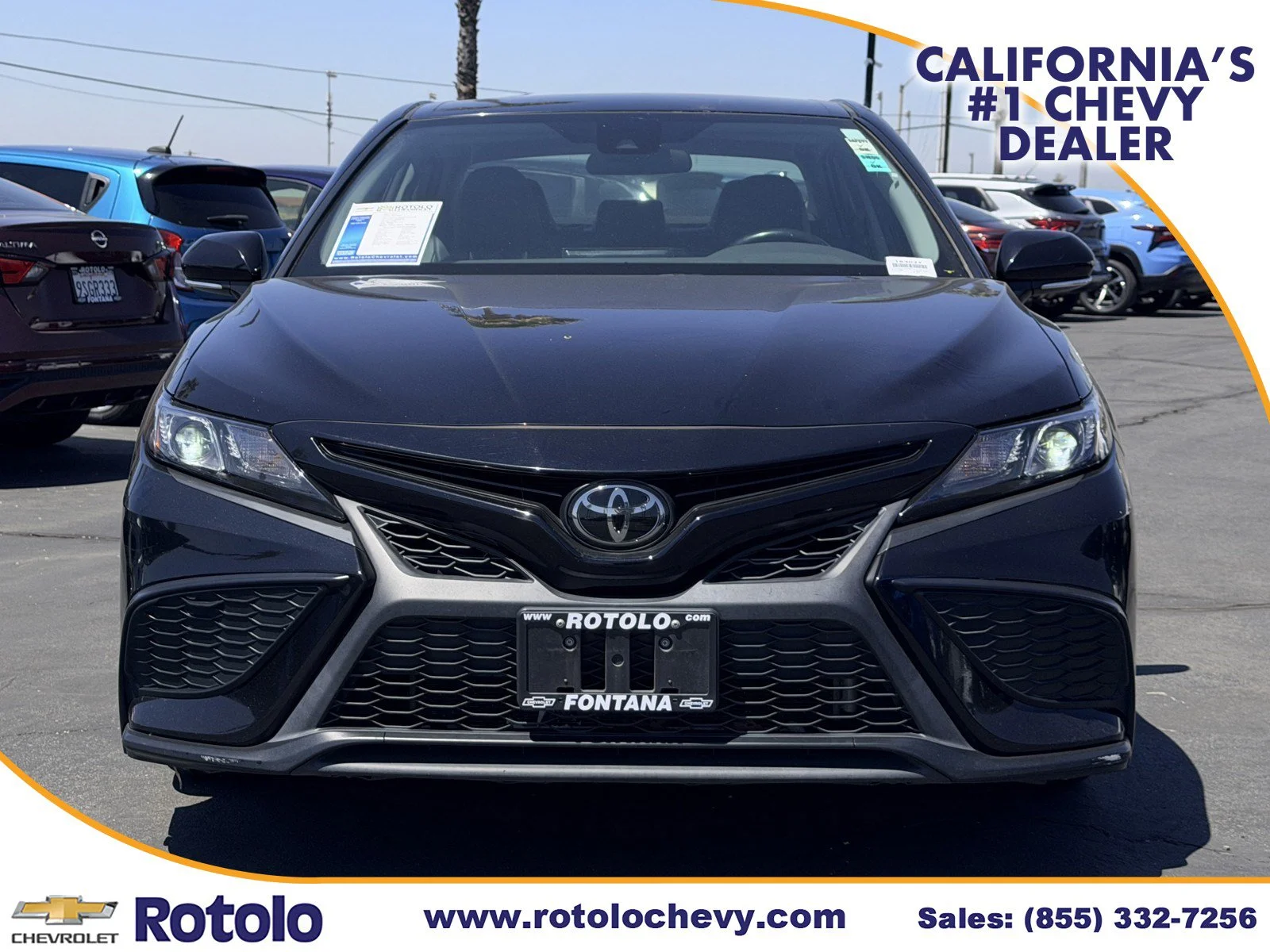 Used 2024 MIDNIGHT BLACK ME Toyota SE image 2