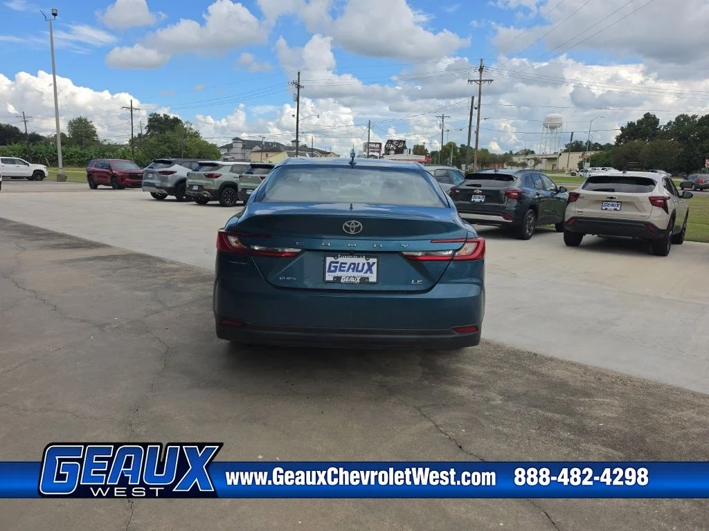 Used 2025 Blue Toyota LE image 7