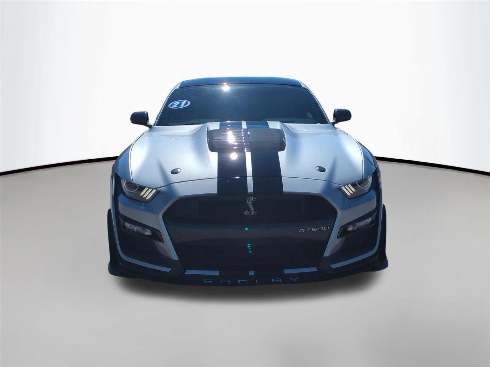 Used 2021 Iconic Silver Metallic Ford Shelby GT500 image 8