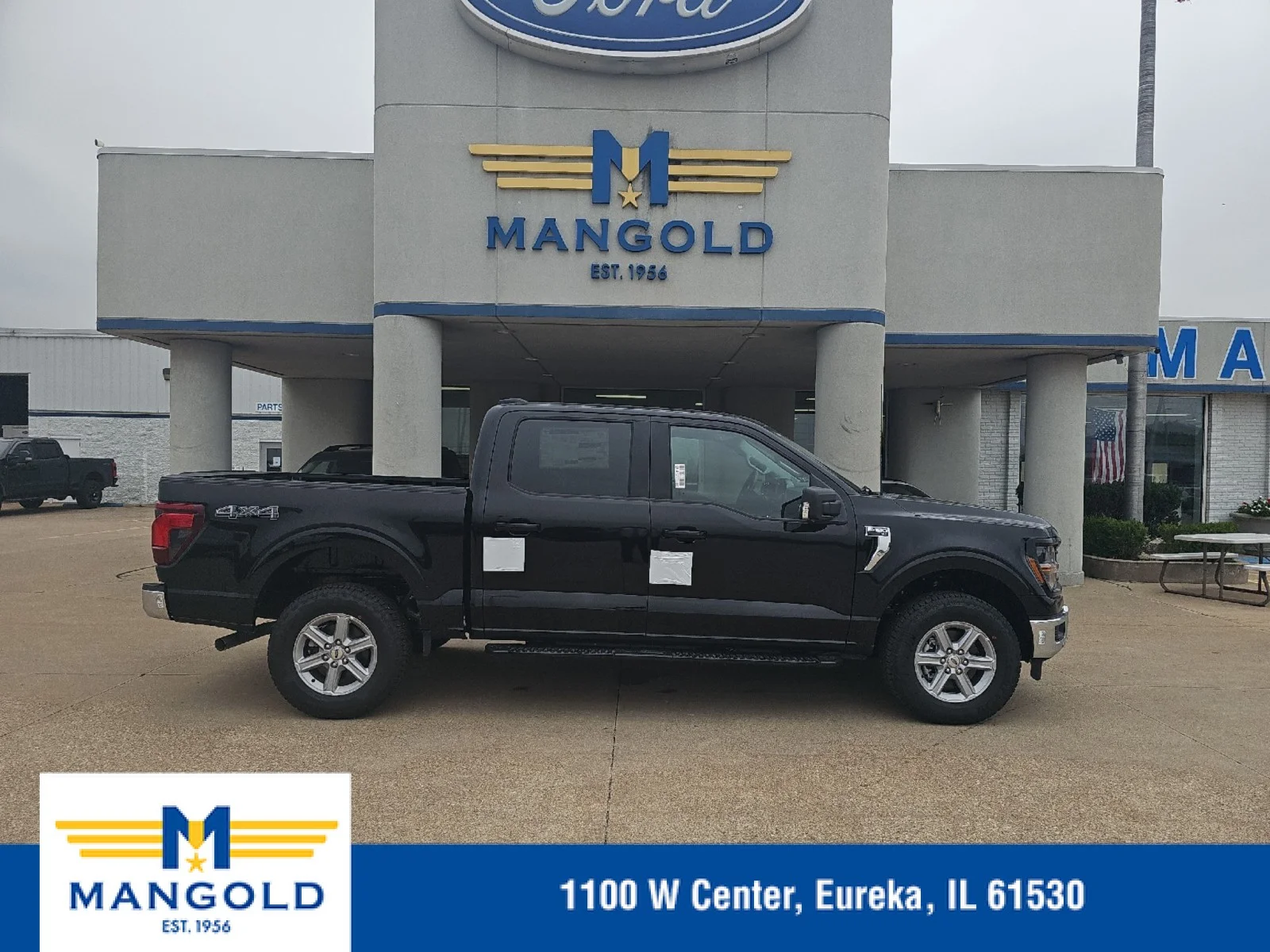 New 2026 Agate Black Metallic Ford XLT image 1