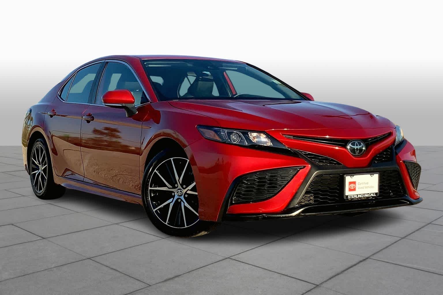 Used 2023 Supersonic Red Toyota SE image 3