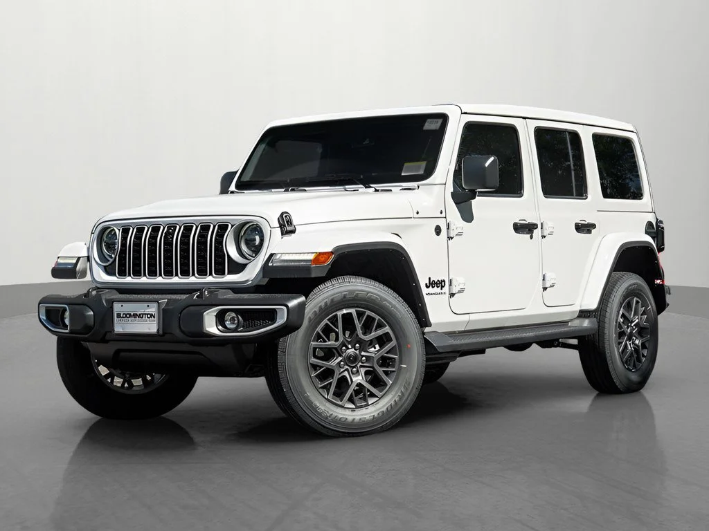 New 2026 Bright White Clearcoat Jeep Sahara image 1