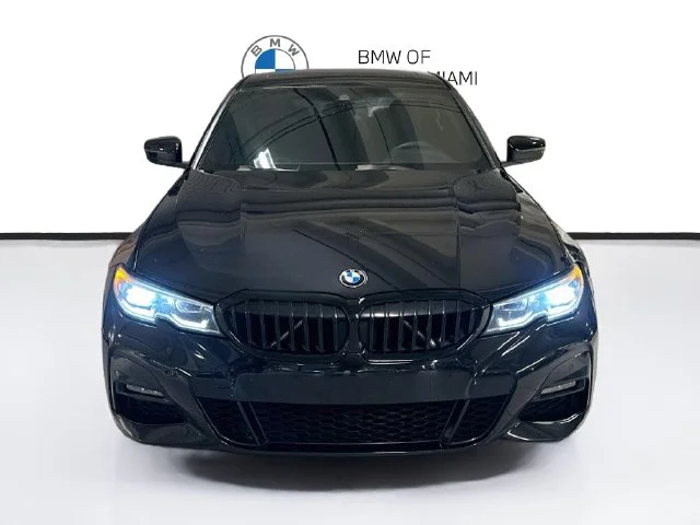 Used 2021 Black BMW 330i image 2
