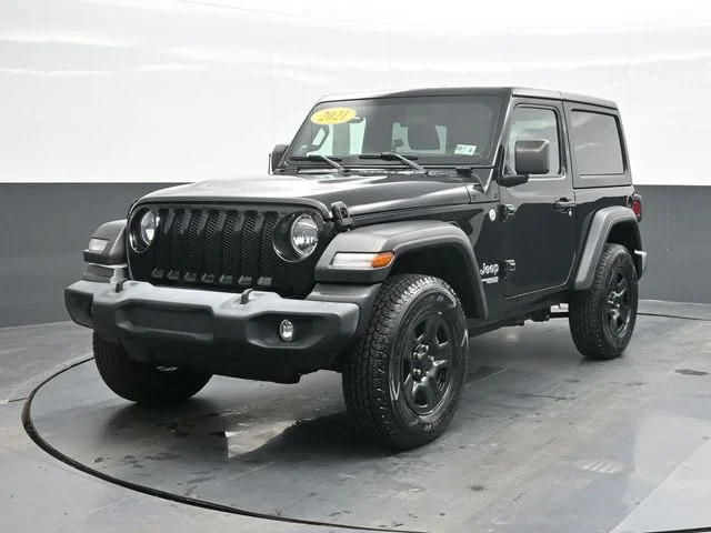 Used 2021 Black Jeep Sport image 1