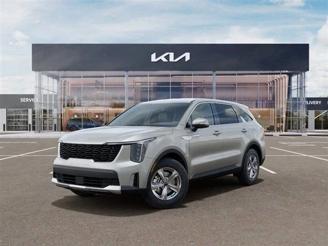 New 2026 Ivory Silver Kia LX image 1