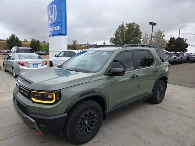 New 2026 Ash Green Metallic Honda TrailSport image 1