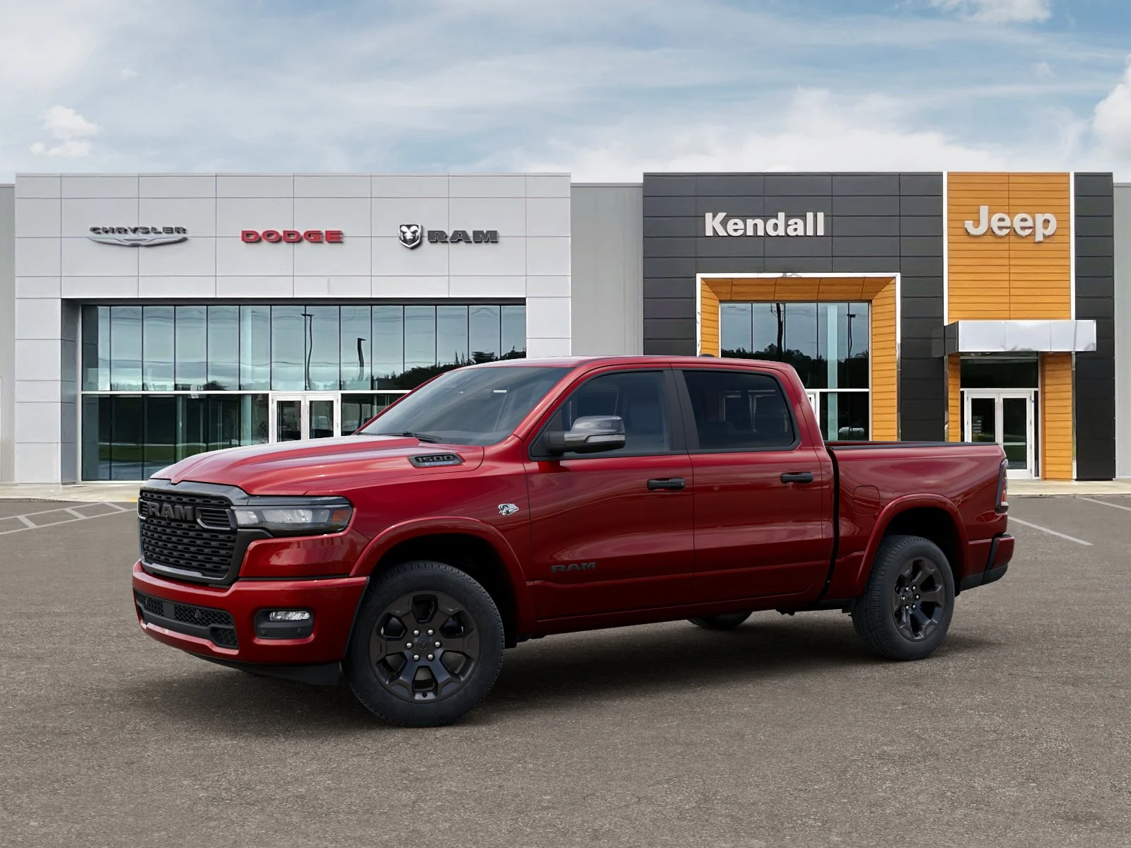 New 2026 Molten Red Pearl-Coat Exterior Paint RAM Big Horn/Lone Star image 28
