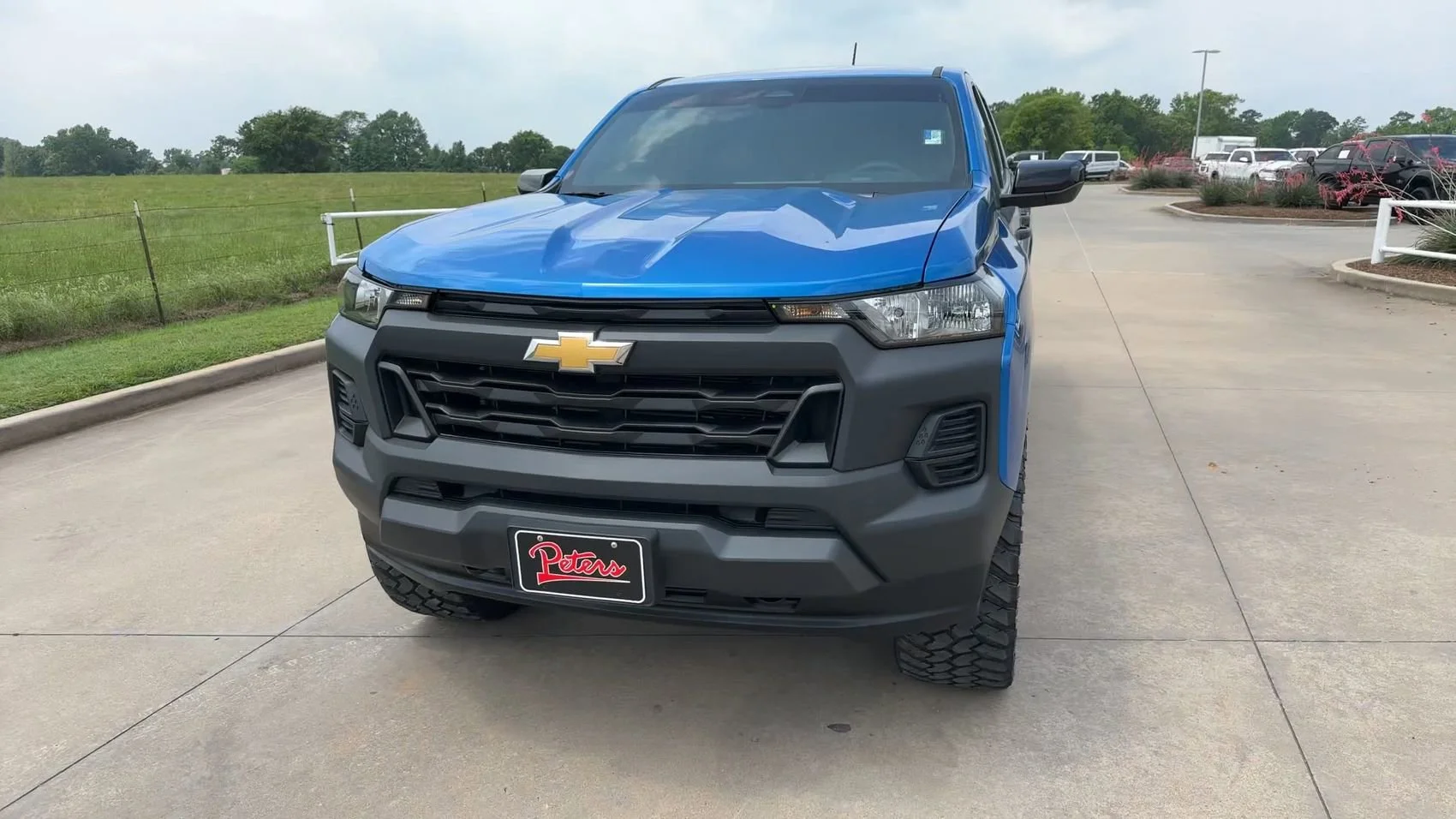 Used 2024 Glacier Blue Metallic Chevrolet 4WD Work Truck image 2