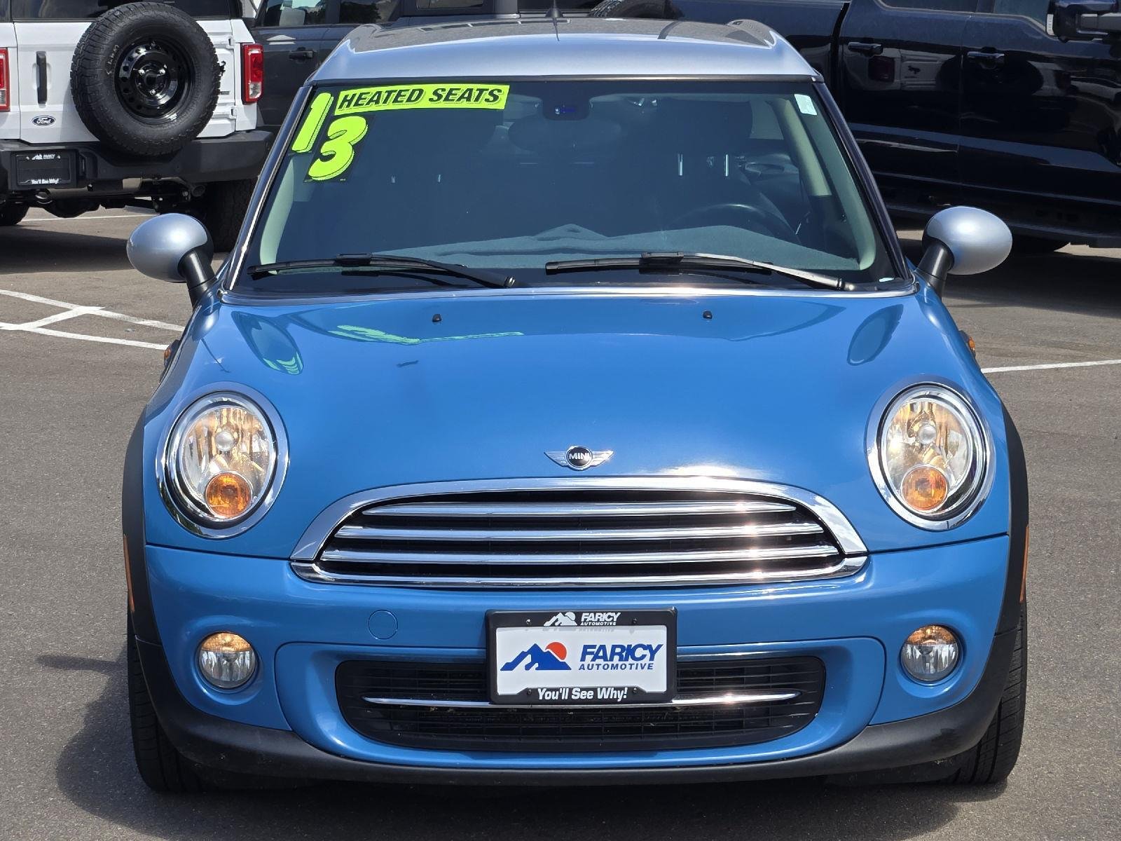 Used 2013 Reef Blue Metallic MINI CLUBVAN image 2