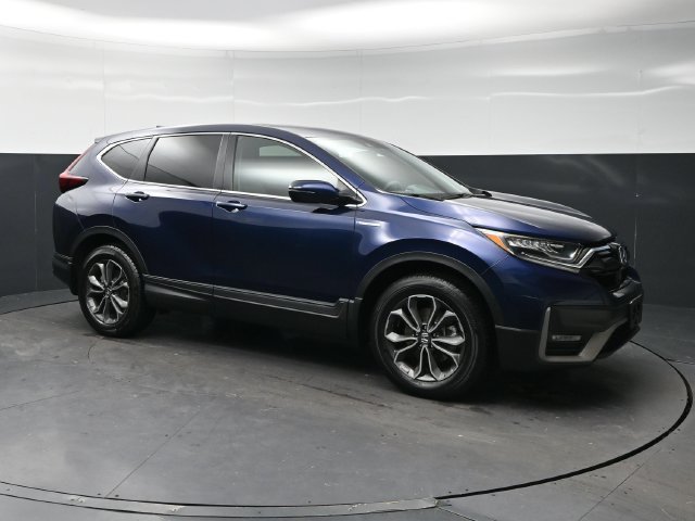 Certified Used 2021 Obsidian Blue Pearl Honda HYBRID EX image 3