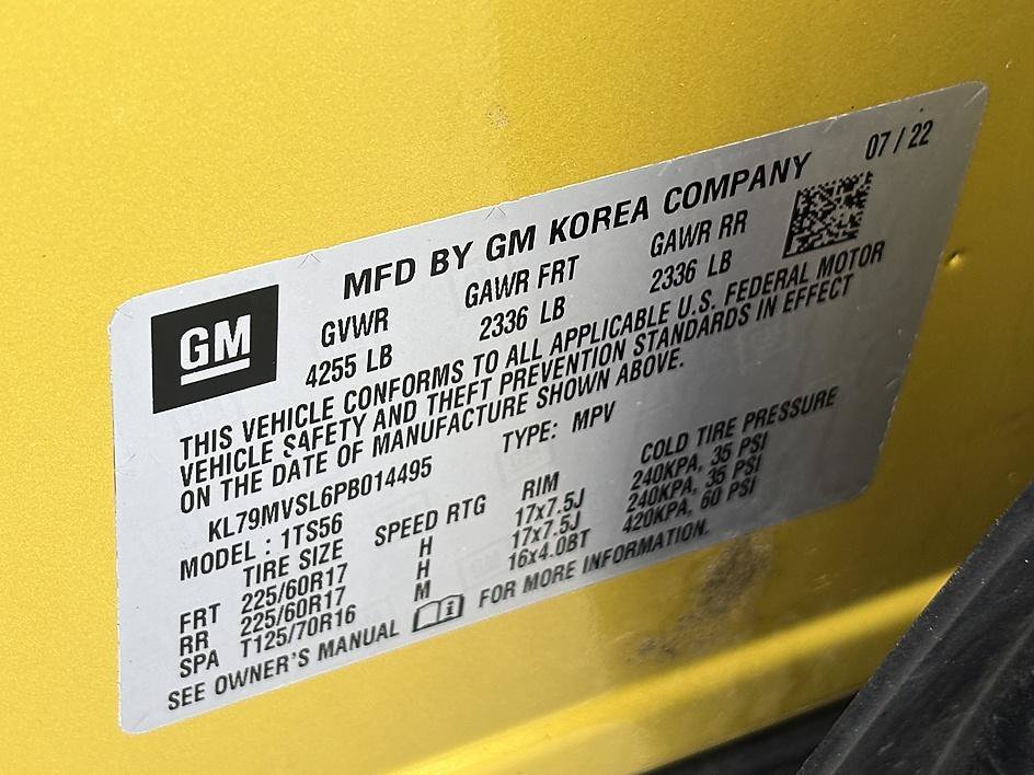 Used 2023 Nitro Yellow Metallic Chevrolet ACTIV image 24