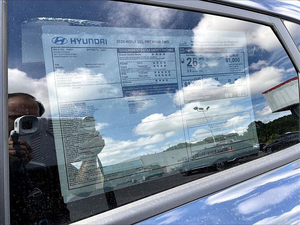 New 2026 Blue Hyundai SEL Premium AWD image 28