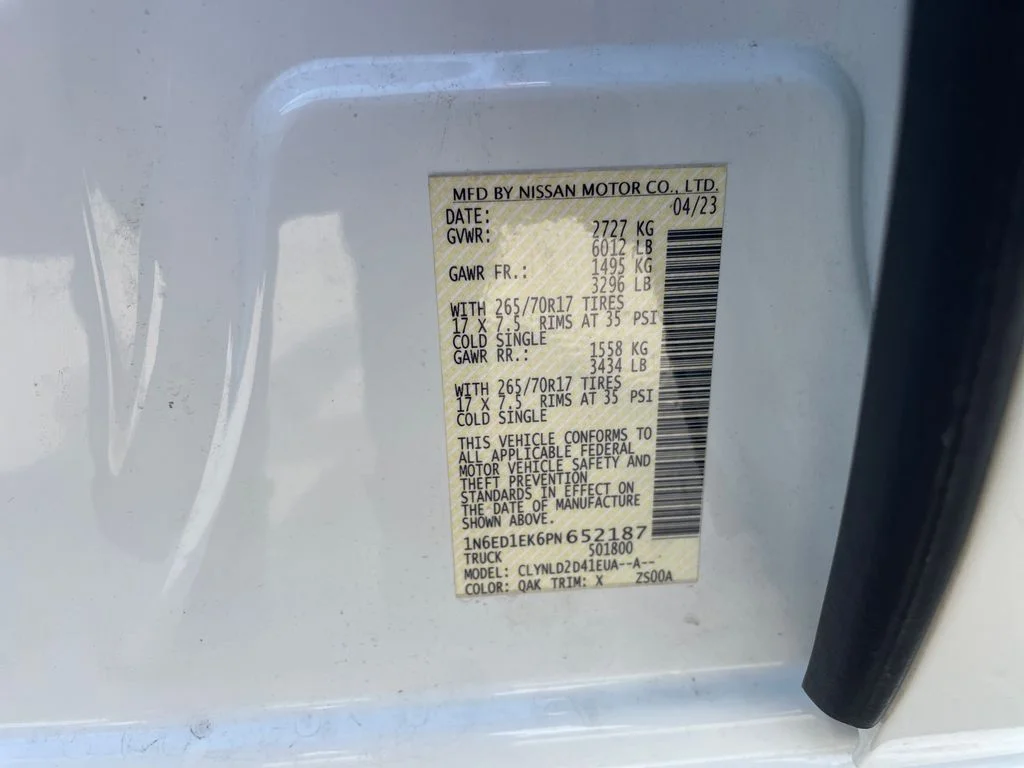 Certified Used 2023 White Nissan PRO-4X image 30