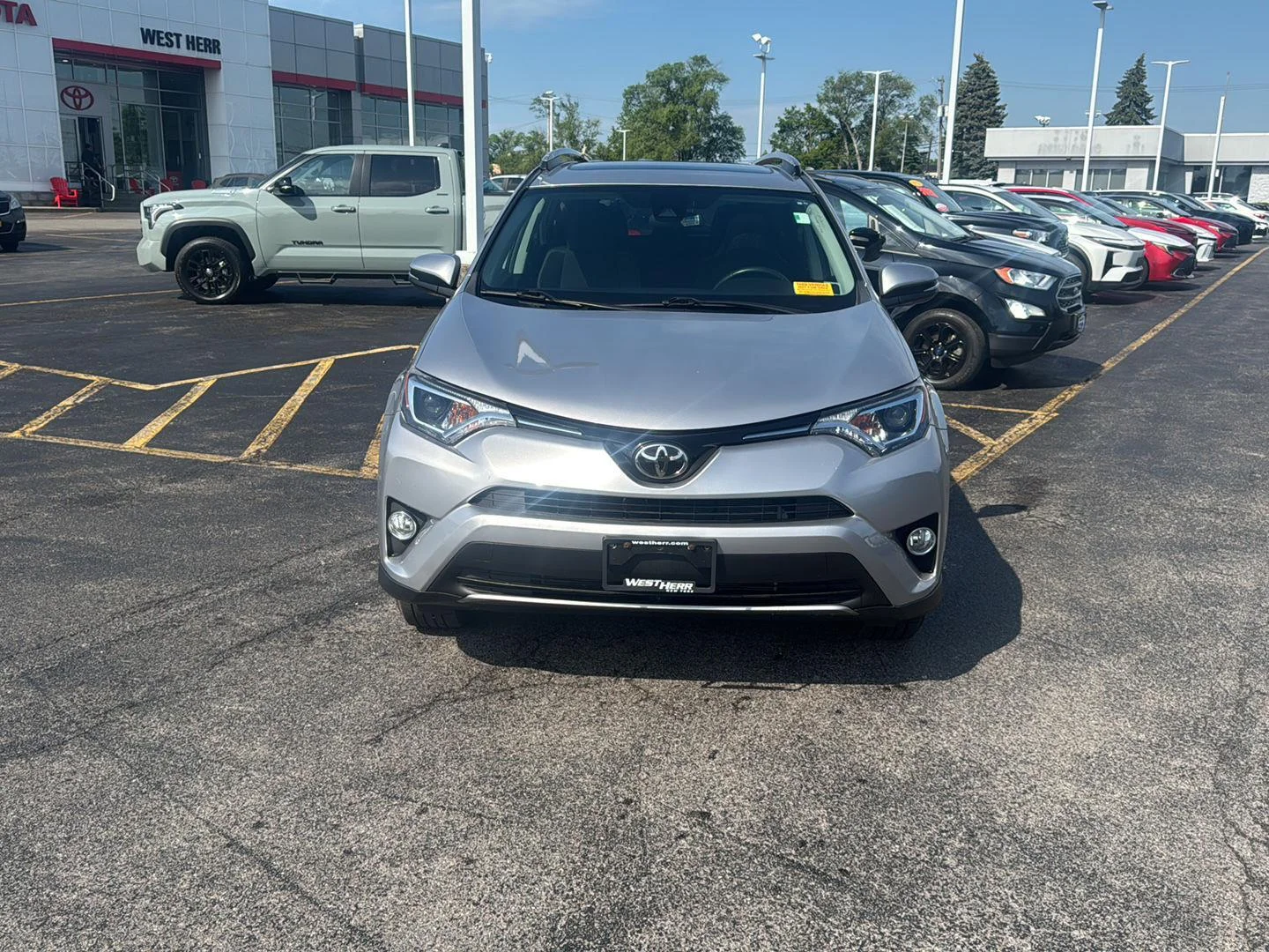 Used 2017 Silver Sky Metallic Toyota XLE image 2