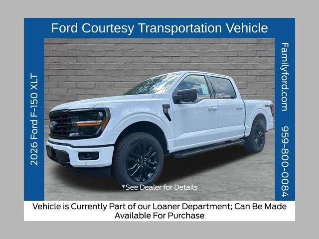 New 2026 Oxford White Ford XLT image 1