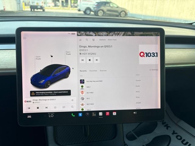 Used 2021 Deep Blue Metallic Tesla Standard Range Plus image 14