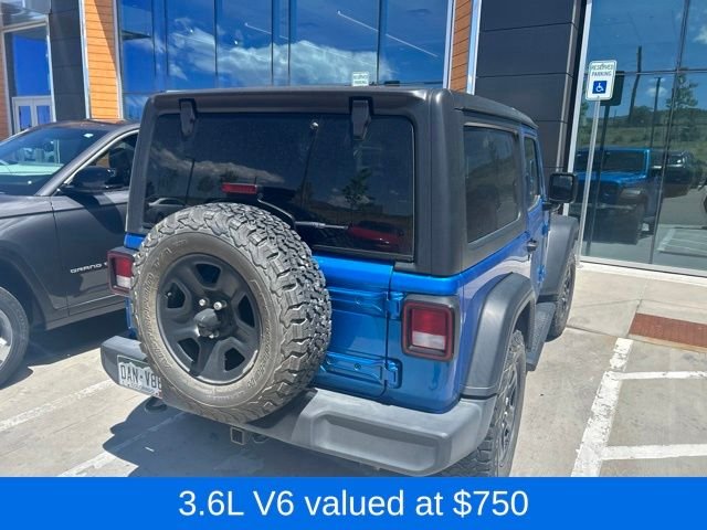 Used 2021 Blue Jeep Sport image 7