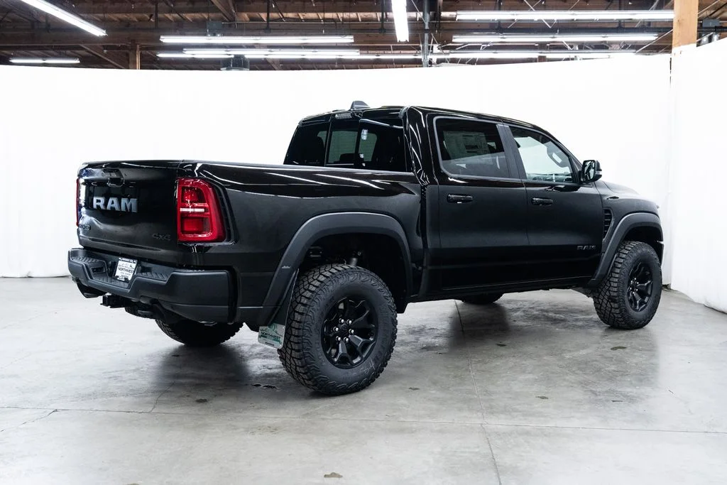 New 2026 Diamond Black Crystal Pearl-Coat Exterior Paint RAM RHO image 6