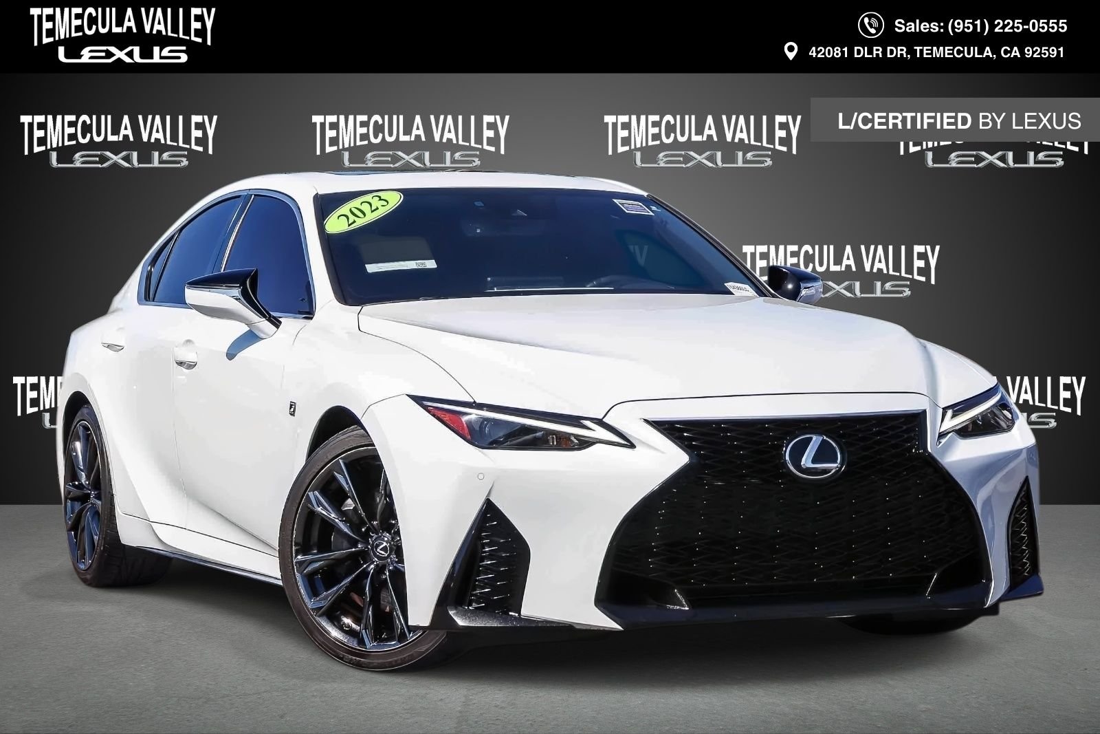 Certified Used 2023 White Lexus 350 F SPORT image 1