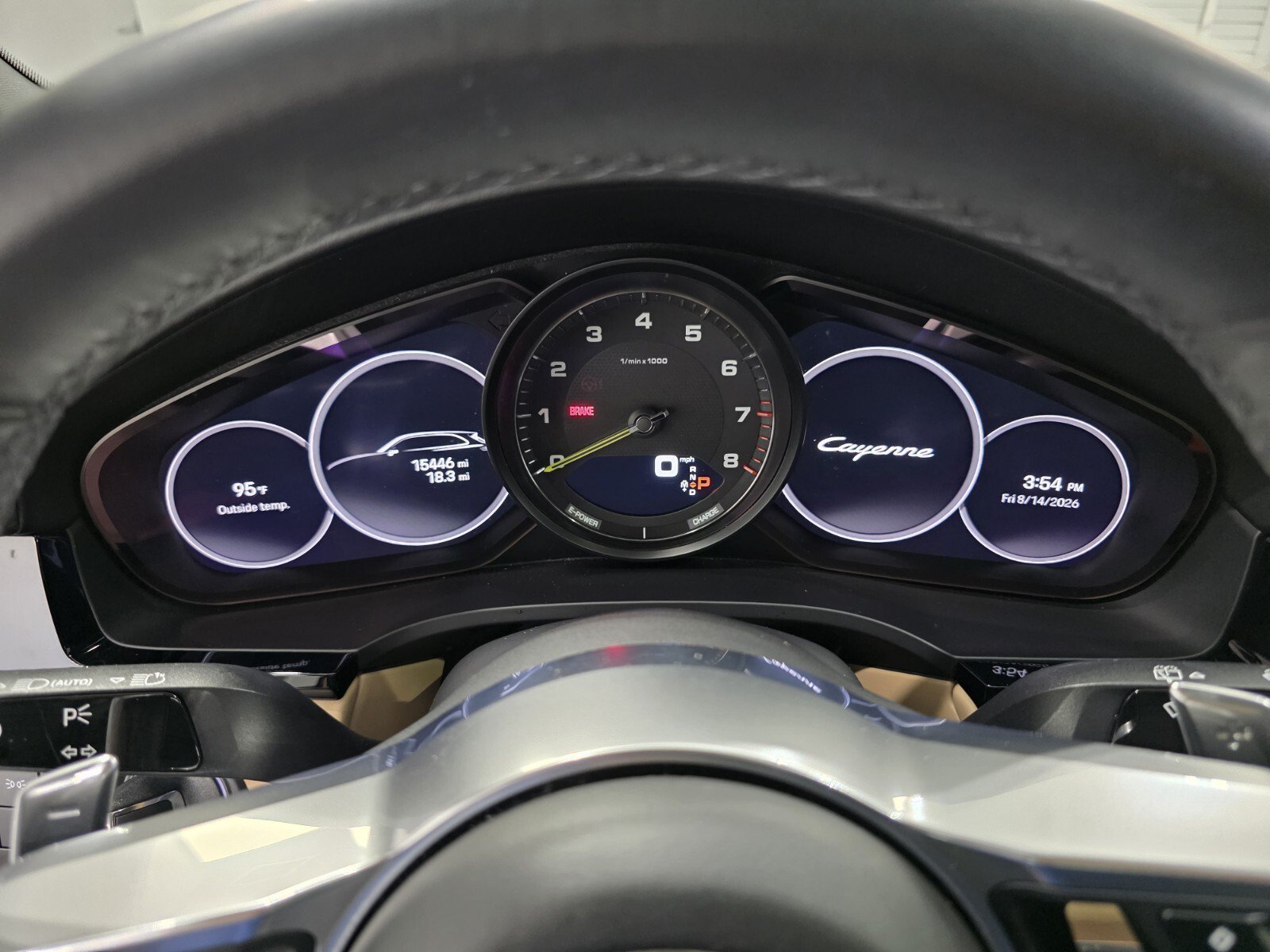 Used 2023 White Porsche Platinum Edition E-Hybrid AWD image 15