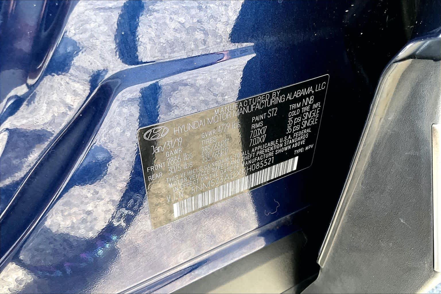 Used 2019 Stormy Sea Hyundai SE image 34