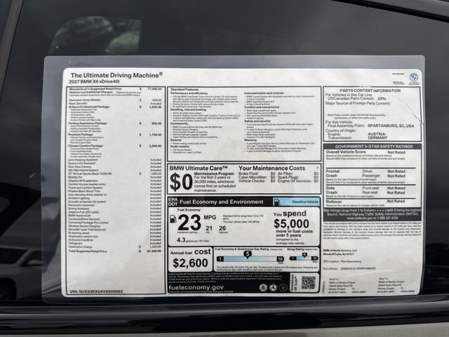 New 2027 Manhattan Green Metallic BMW xDrive40i image 26
