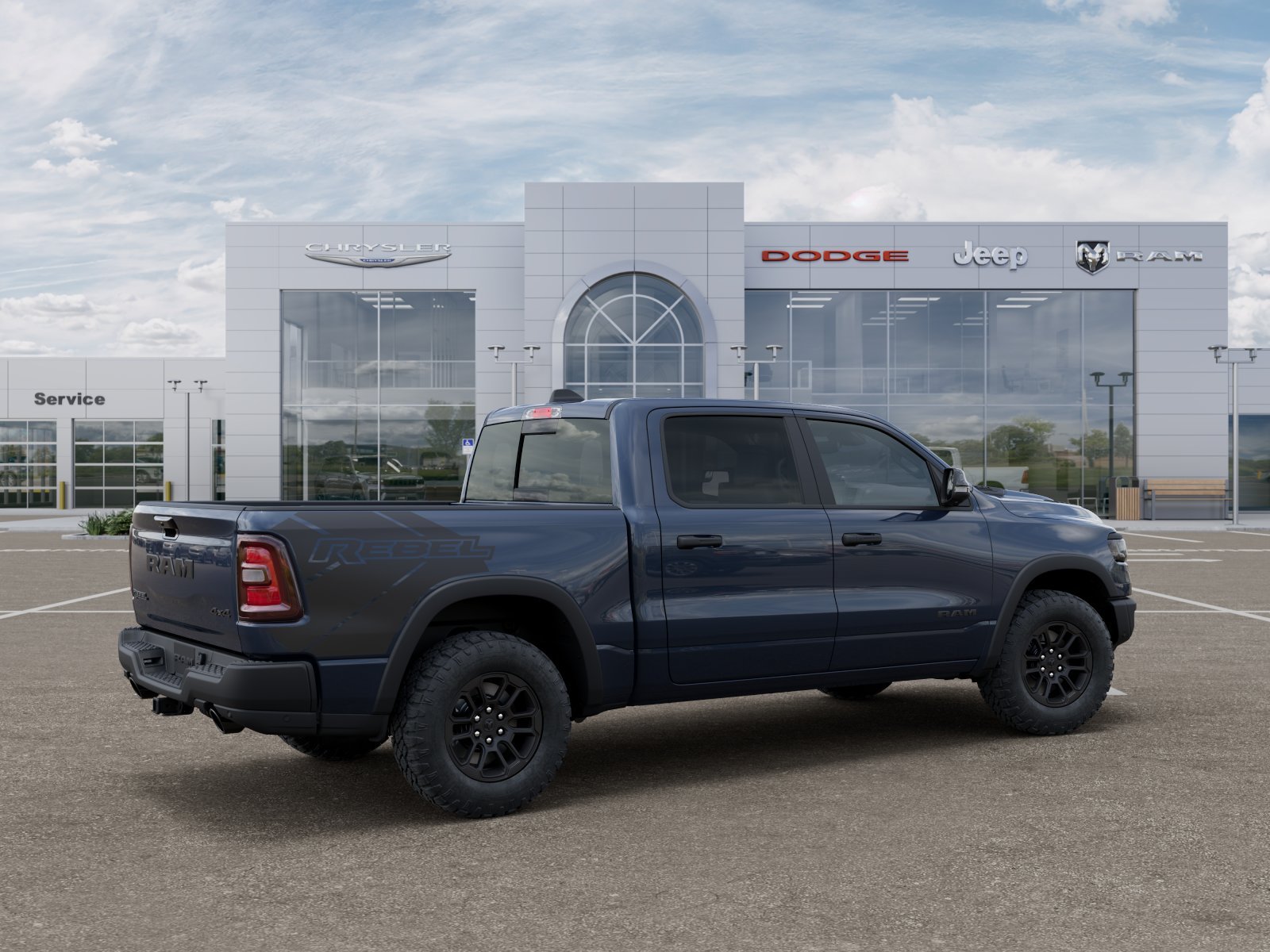 New 2026 Forged Blue Metallic Exterior Paint RAM Rebel image 32