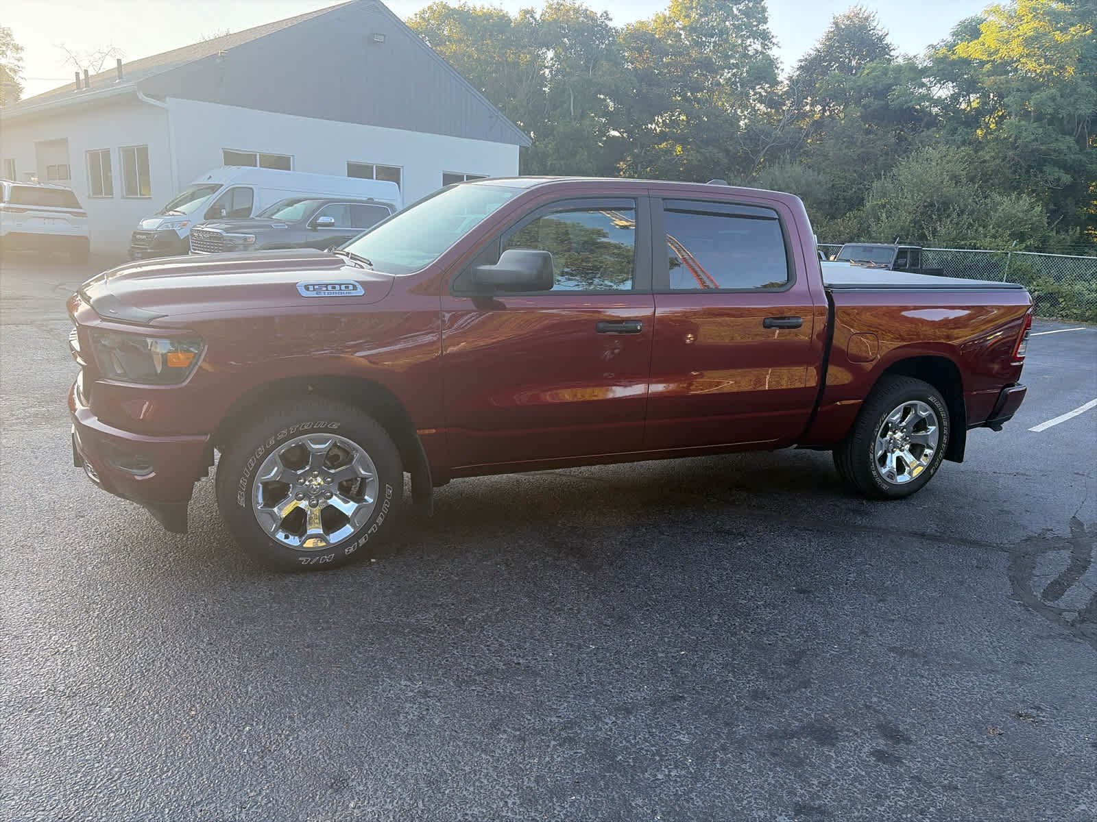 Used 2024 Delmonico Red Pearlcoat Ram Tradesman image 6