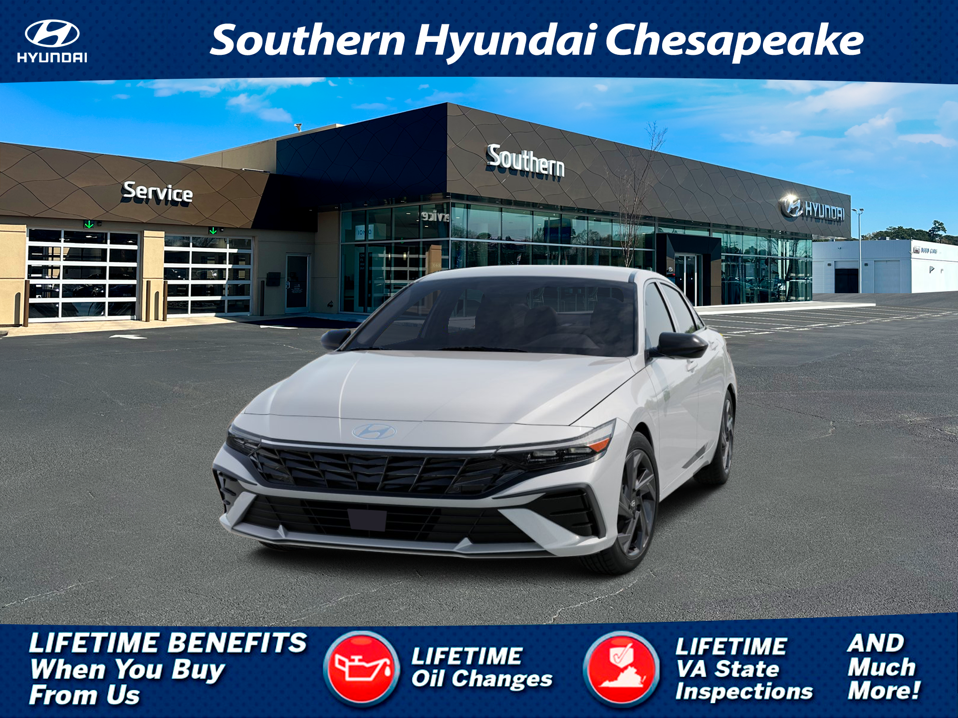 New 2026 White Hyundai SEL Sport Plus image 1