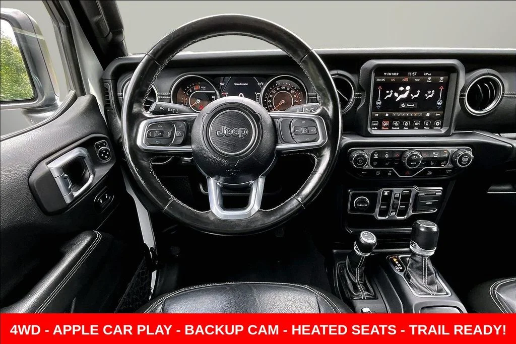 Used 2022 White Jeep Unlimited Sahara image 8