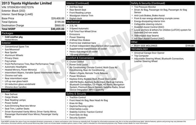 Used 2013 Black Toyota Limited image 15