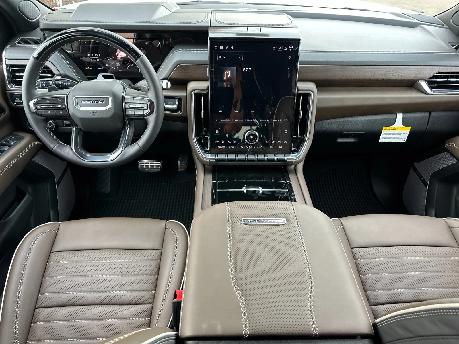 New 2027 Glacier White Tricoat GMC Denali Ultimate image 12