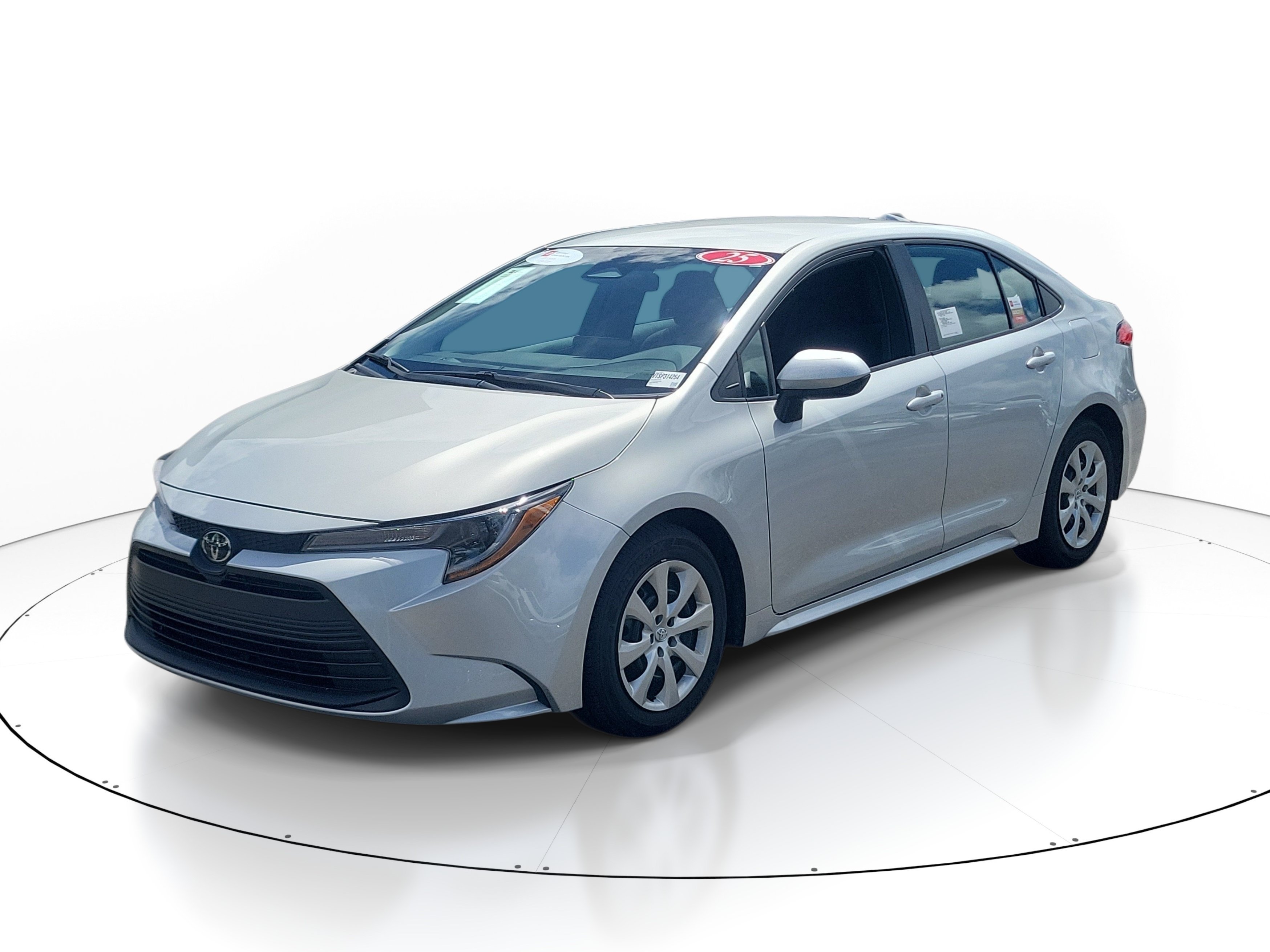 Used 2025 Classic Silver Metallic Toyota LE image 2