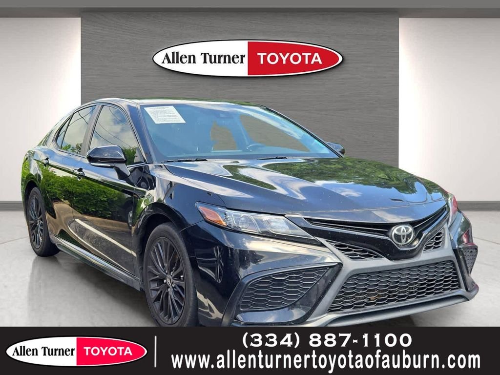 Used 2021 Black Toyota SE Nightshade image 1