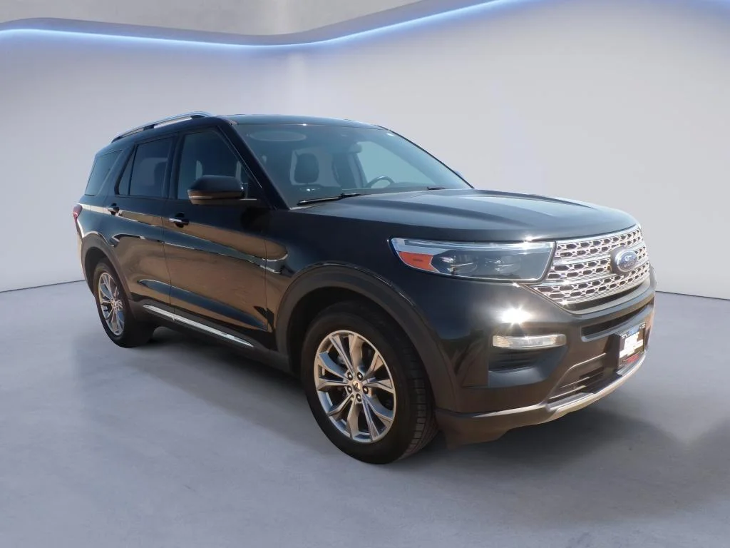 Used 2020 Agate Black Metallic Ford Limited image 3