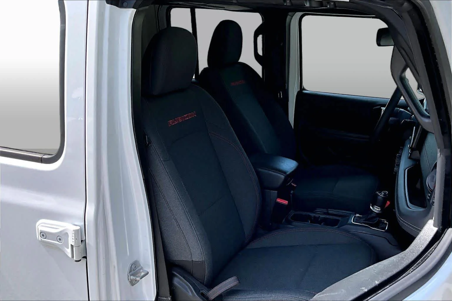 Certified Used 2025 Bright White Clearcoat Jeep Rubicon image 8