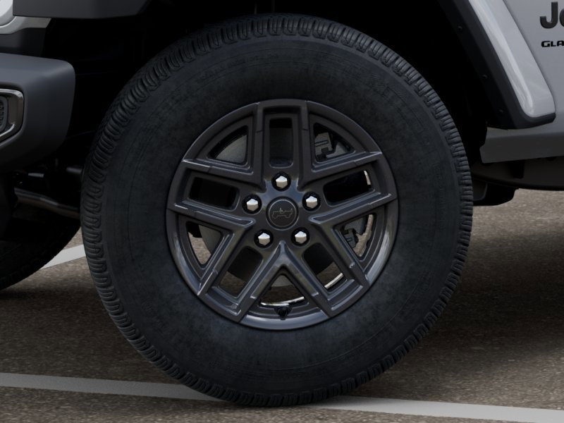 New 2026 Bright White Clear-Coat Exterior Paint Jeep Sport S Dark Sky image 8